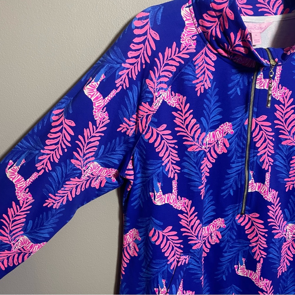 Lilly Pulitzer Skipper Popover Zebra Pullover UPF 50+ NWT $98 Retail - Picture 13 of 13